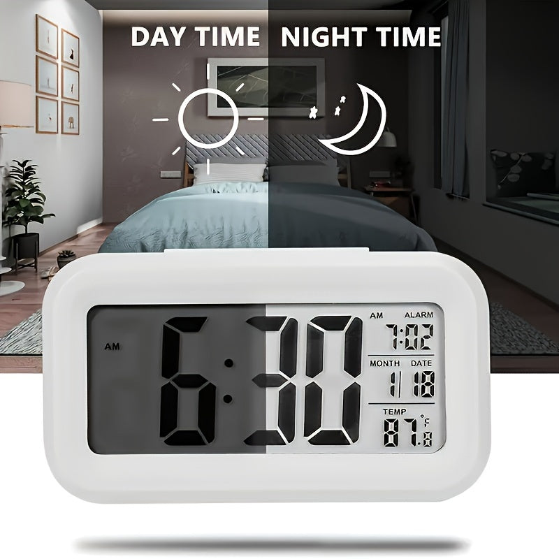 SmartGlow - Digitale Wekker met Groot Scherm en Nachtlampje