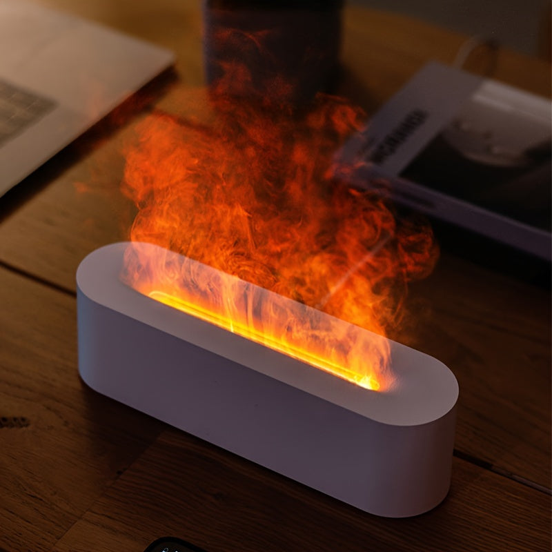 FlameGlow - USB Aromalamp met Vlam Effect en RGB Verlichting