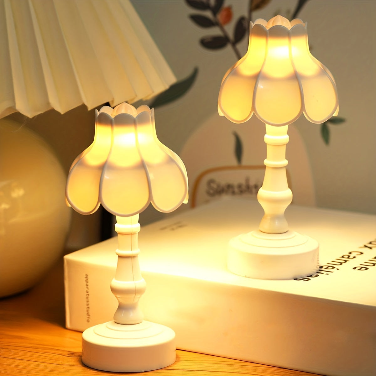 StarBloom - Bloemvormige Mini Bureaulamp voor Nachtdecoratie