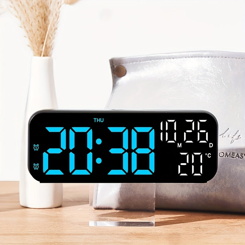 DeskTime - Digitale USB Tafelklok met Datum en Temperatuurweergave