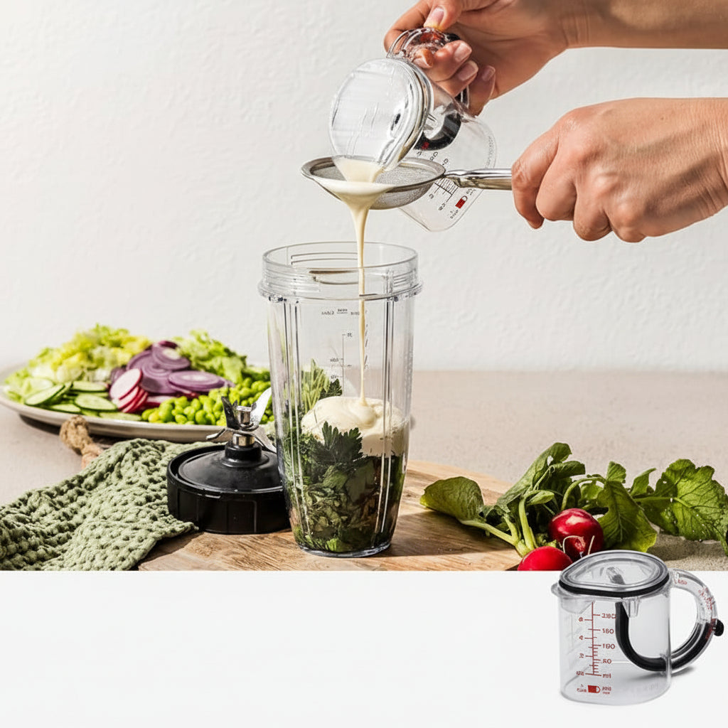 Adjustable 4in1 Measuring Cup Precise Measuring Kitchen Convenience