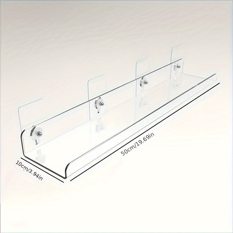 AcrylicShelf - Zwevende Hangende Plank - Boorvrij Doucherek en Opbergplank