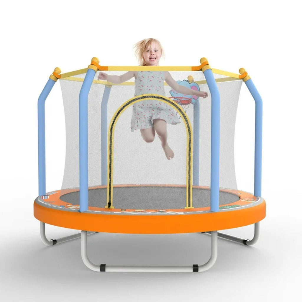 Trampoline Speelpark Kinderen Multifunctionele Buitenspeelset Touwen Ballen