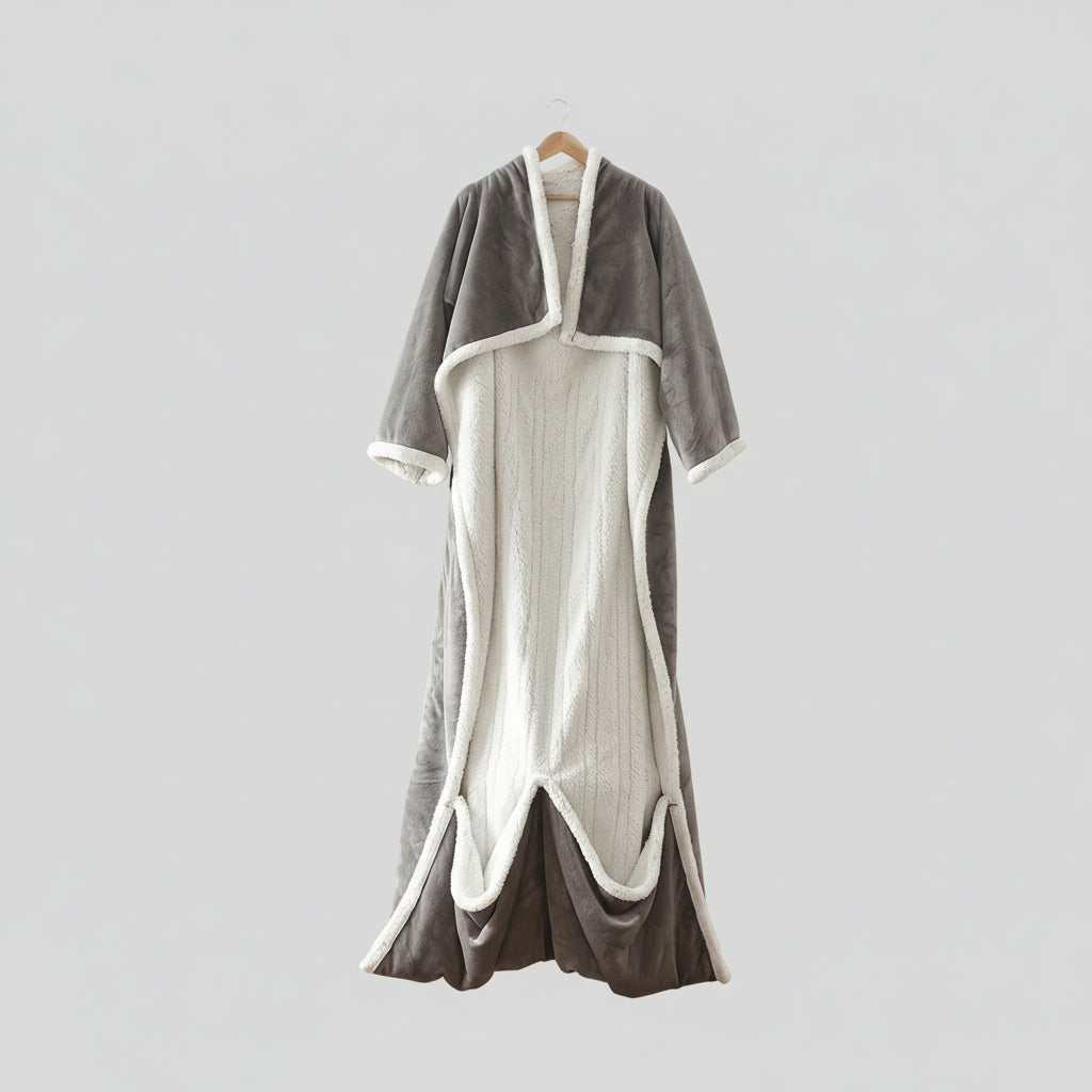 Elektrische Deken Flanel Verwarmd Poncho Warmte Instelbaar