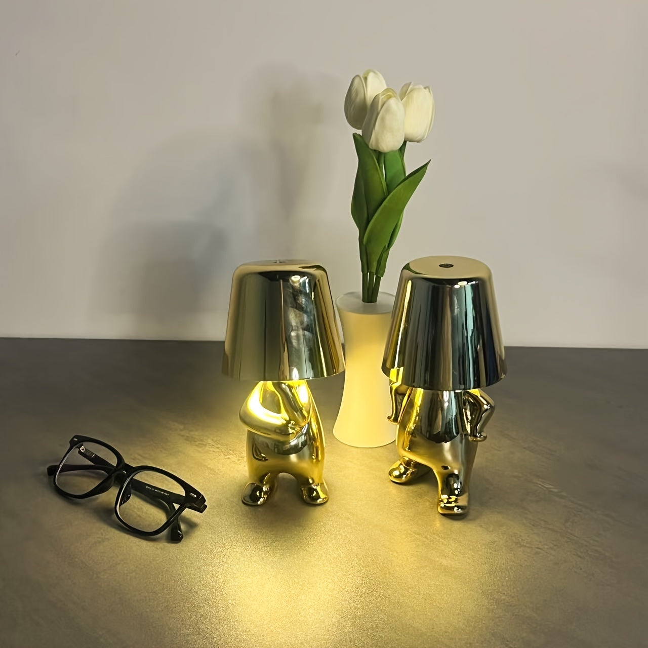 LuminAura - LED Tafellamp met Oplaadbare Batterij en Dimbare Kleurtemperaturen