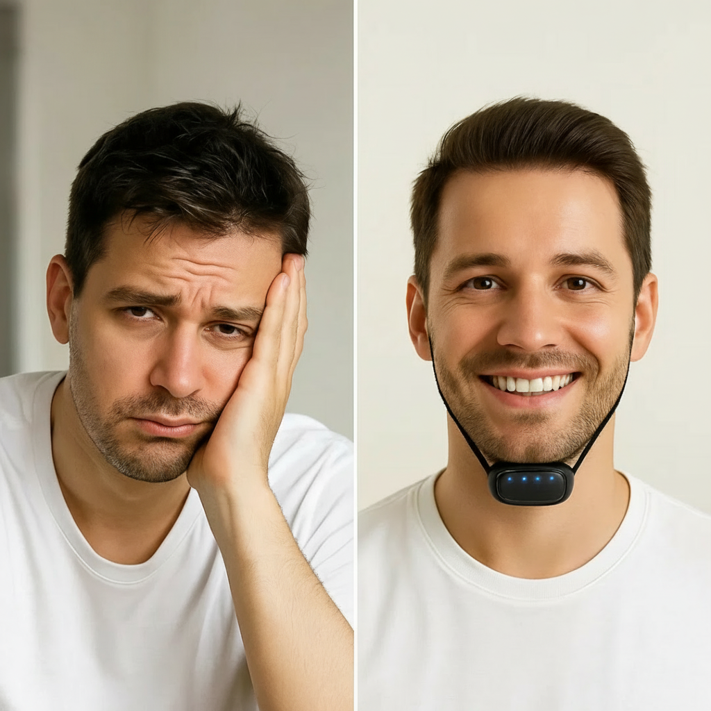 Faixa para o Queixo Anti Ronco Eficaz Noites Tranquilas Sono Melhor