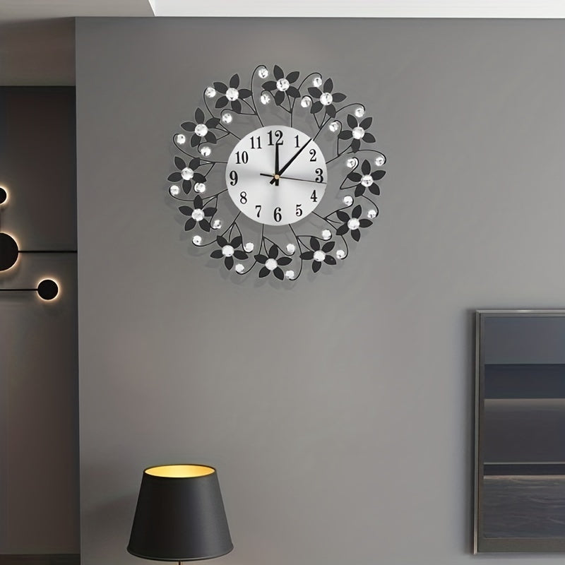 EleganceClock - Reloj de Pared Decorativo Silencioso de 14 Pulgadas