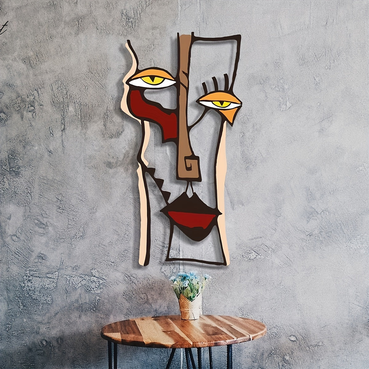 HerringboneArt - Klassieke Herringbone Metalen Wandsculptuur