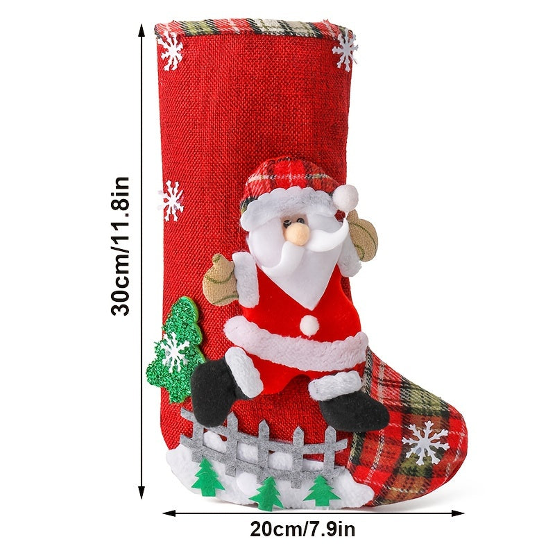 FestiveSocks - 4 Stuks Kerstsok Set