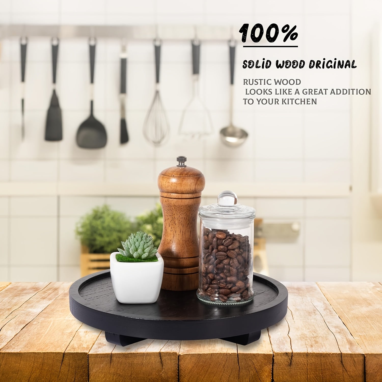 NatureBowl - Ronde Natuurlijke Houten Schaal 22,86 cm