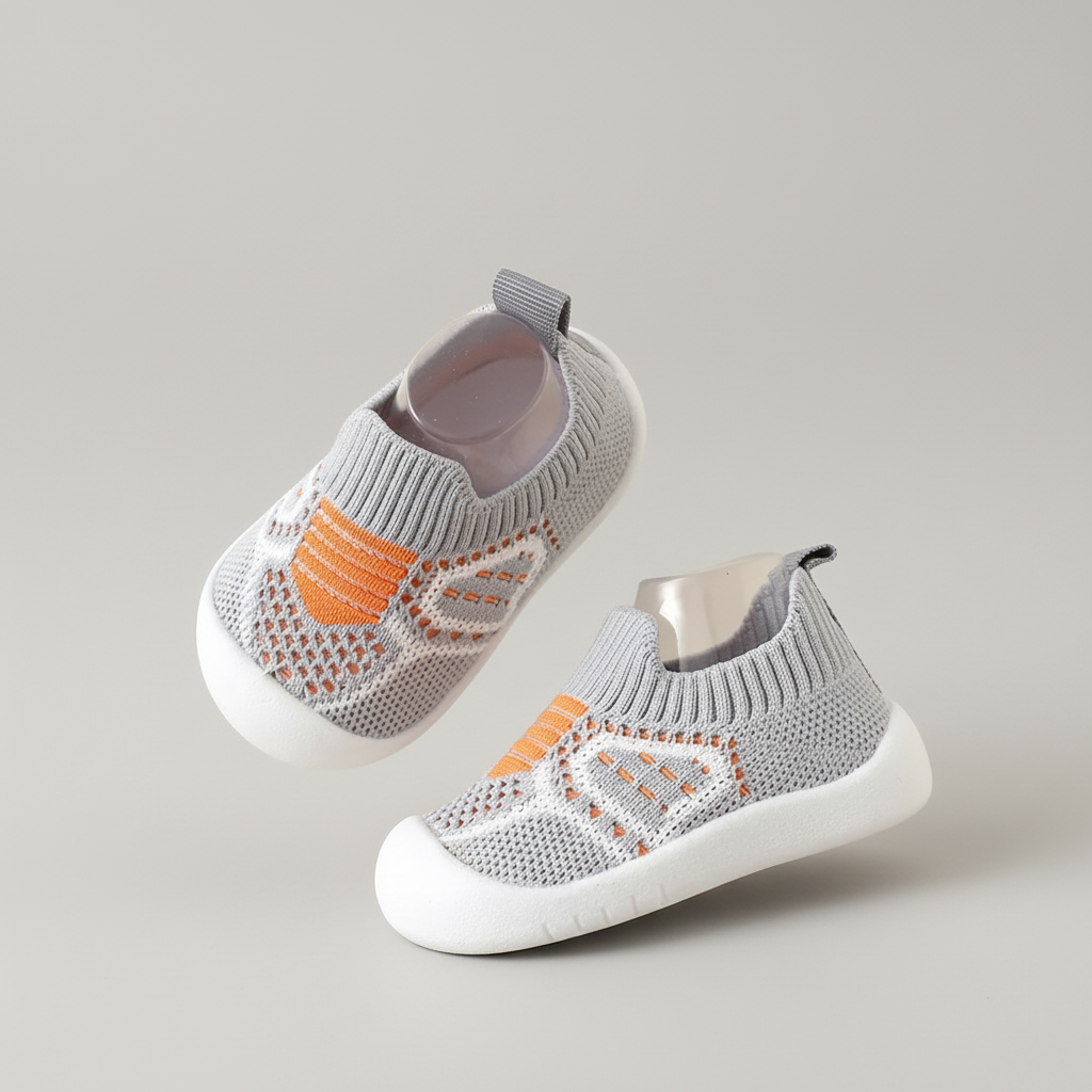 Ténis Infantis Confortáveis Algodão Respirável Solas Antiderrapantes