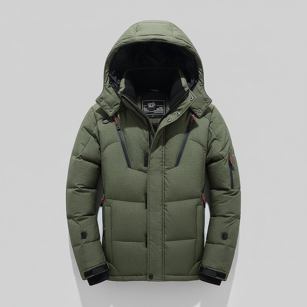 Waterdichte Koude Weer Parka Verstelbare Capuchon