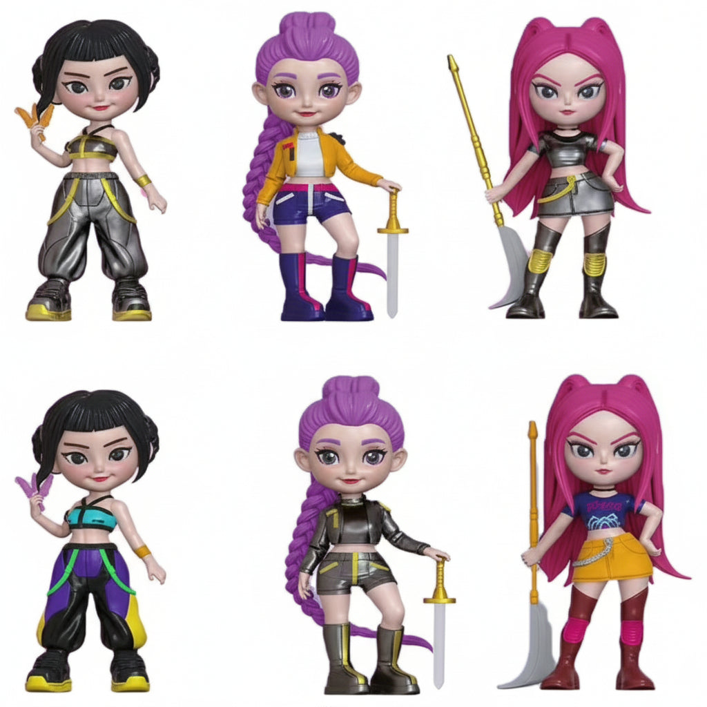 Action Figures Anime Set in PVC Collezione Giocattoli Decorativi