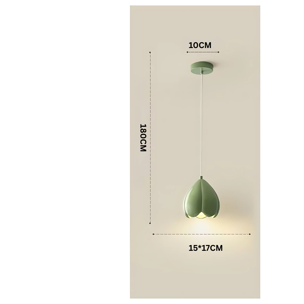 Franse Stijl Crèmekleurige Hanglamp Rustiek Natuur-Inspired Design