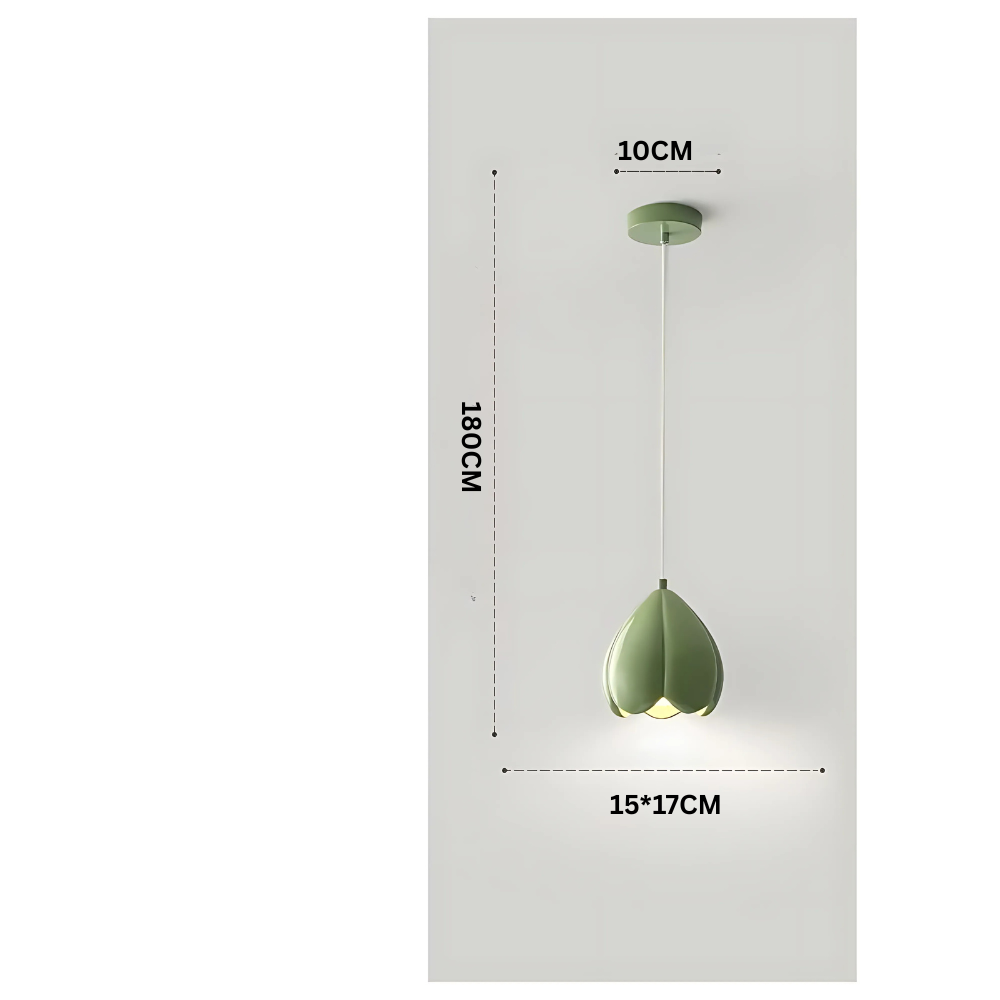 Franse Stijl Crèmekleurige Hanglamp Rustiek Natuur-Inspired Design