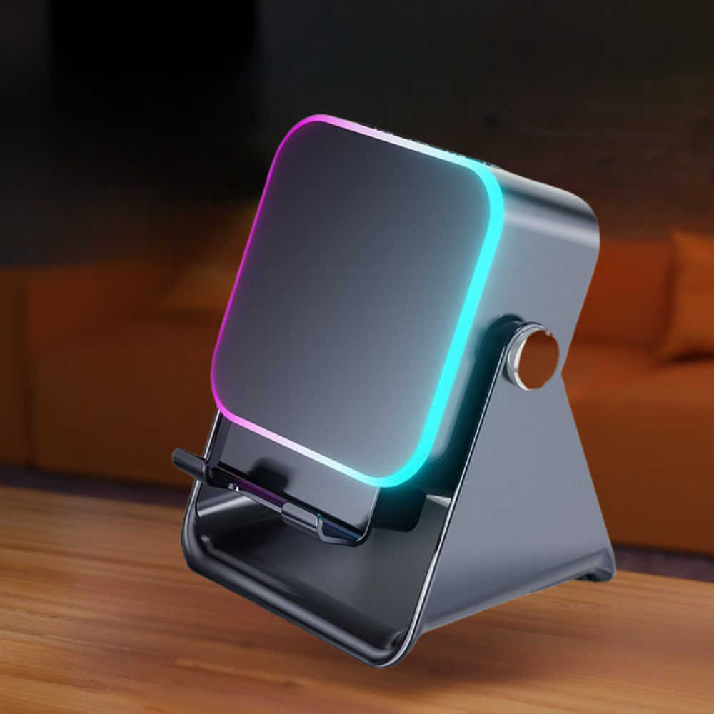 Draadloze Bluetooth Speaker Inductie RGB Lichtshow