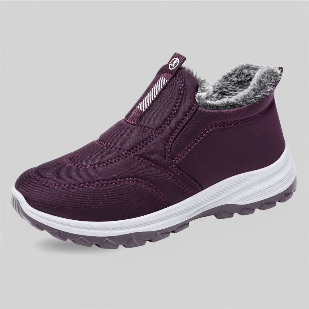 Botas de Inverno Senhora Homem Calçado Acolchoado Impermeável para Caminhada