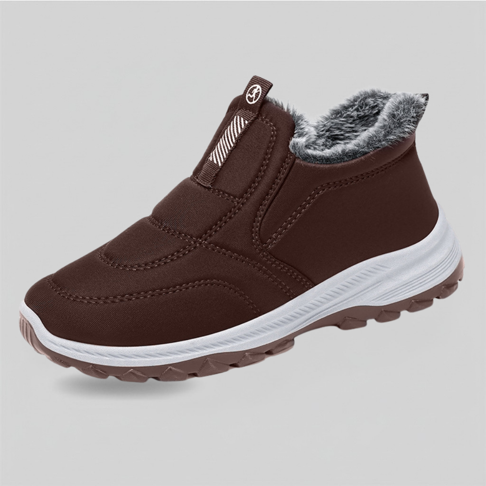 Botas de Inverno Senhora Homem Calçado Acolchoado Impermeável para Caminhada