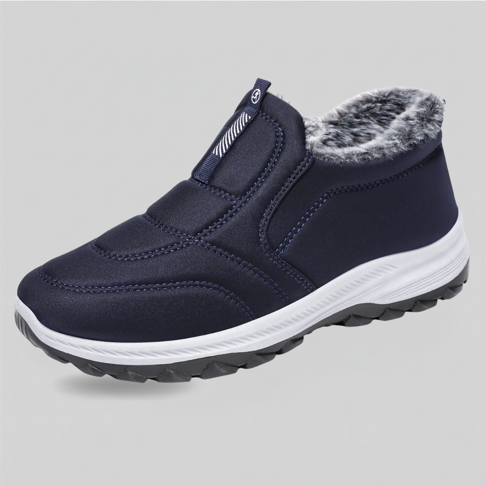 Botas de Inverno Senhora Homem Calçado Acolchoado Impermeável para Caminhada