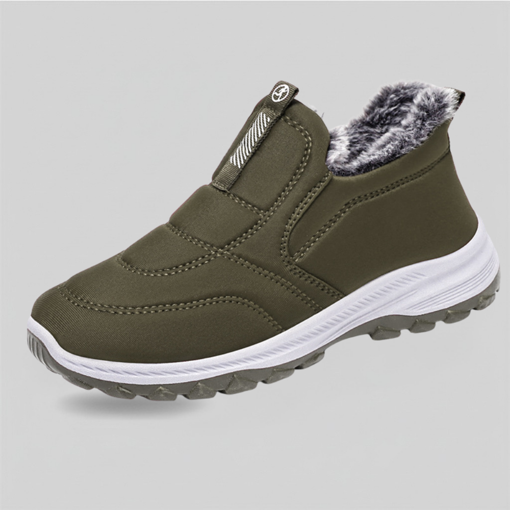 Botas de Inverno Senhora Homem Calçado Acolchoado Impermeável para Caminhada