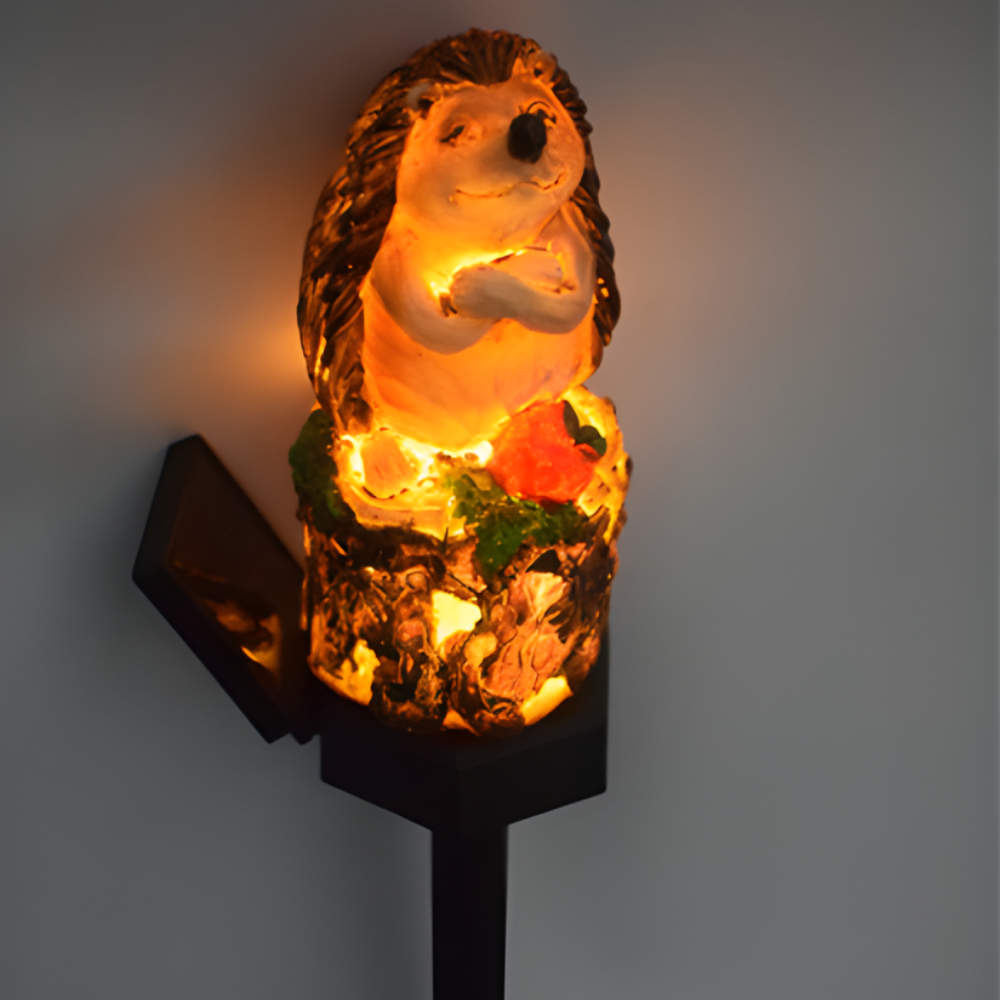 GlowHedgehog – Solar Hedgehog Garden Lamp – Cute LED Decoration for Outdoors