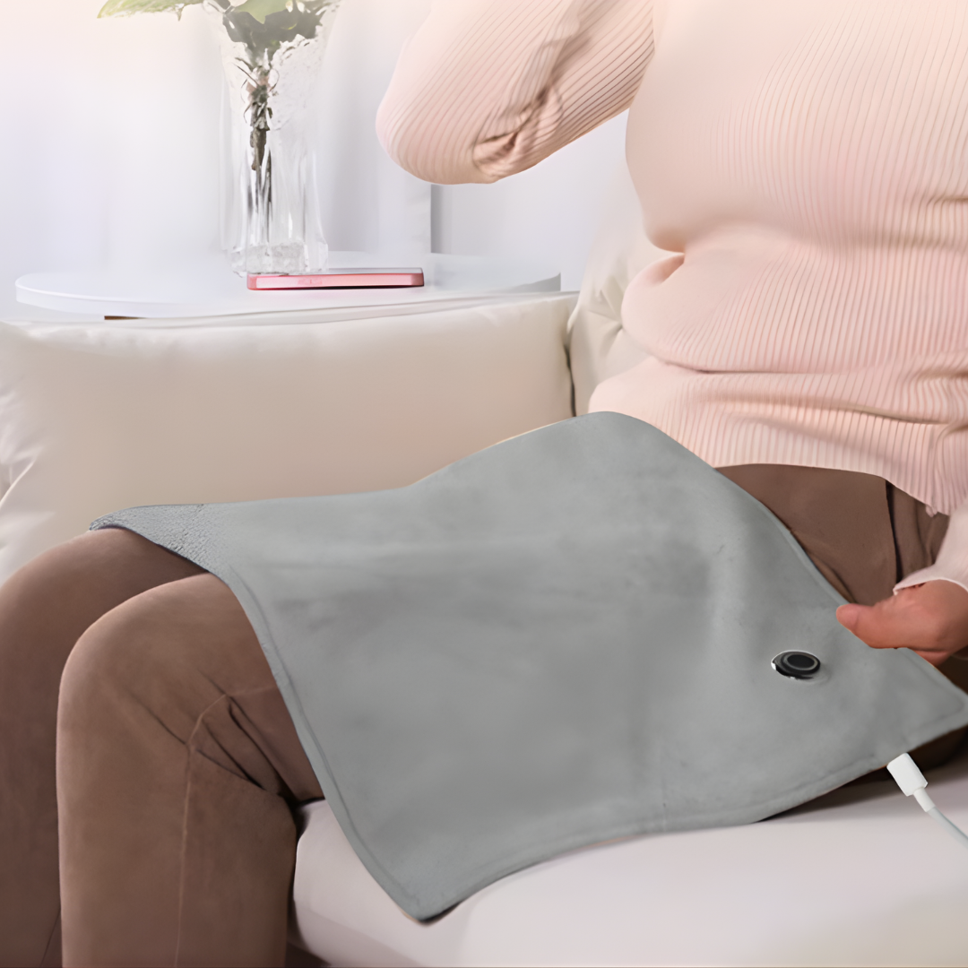 USB Elektrische Deken - Microfiber, Oververhittingsbeveiliging, Handwasbaar