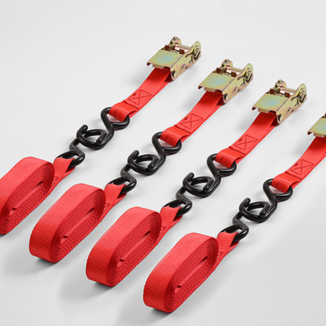 Spanbanden Retractable Heavy Duty Zelfoprollend Metaal Tie Down Set