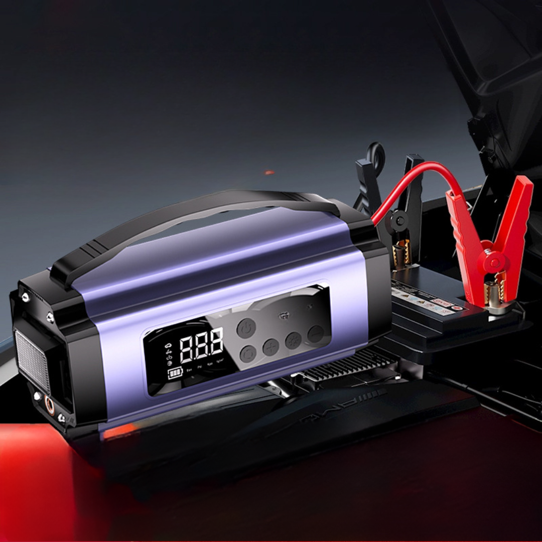 Jumpstarter Draagbaar 4000A Compressor Powerbank Auto Start Set