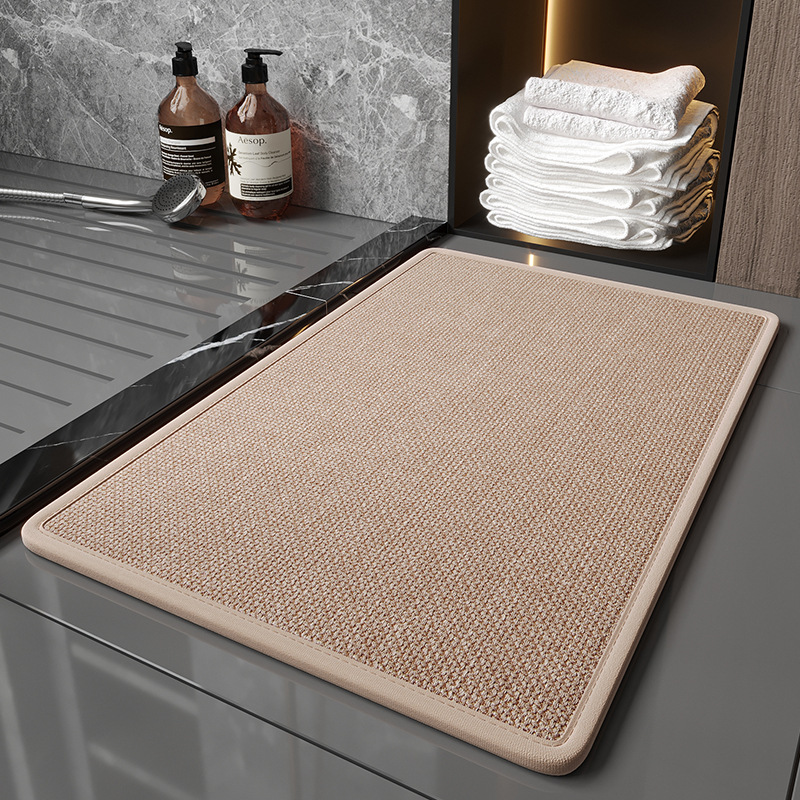 Vloerkleed - Antislip, Wasbaar, Absorberend Vloerkleed met Rubberen Achterkant, Voor Keuken, Slaapkamer, Badkamer en Meer