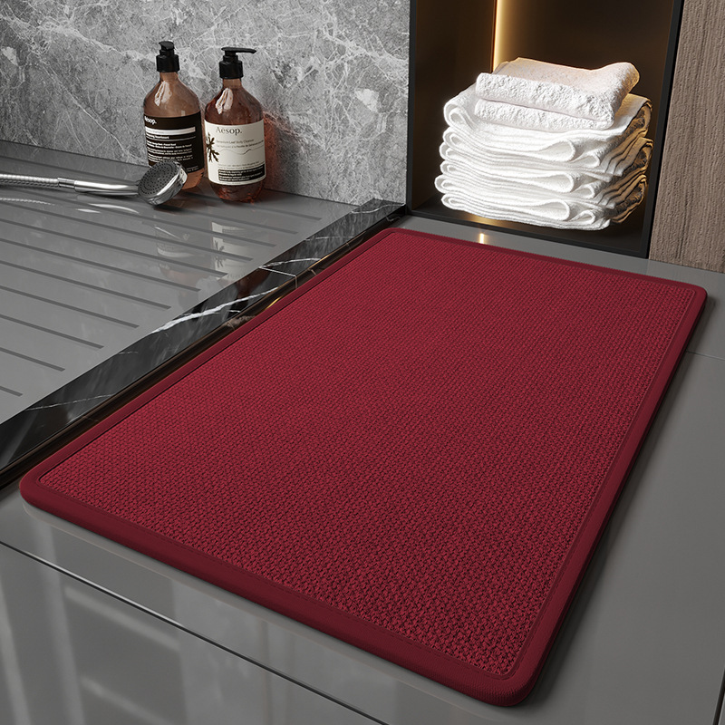 Vloerkleed - Antislip, Wasbaar, Absorberend Vloerkleed met Rubberen Achterkant, Voor Keuken, Slaapkamer, Badkamer en Meer