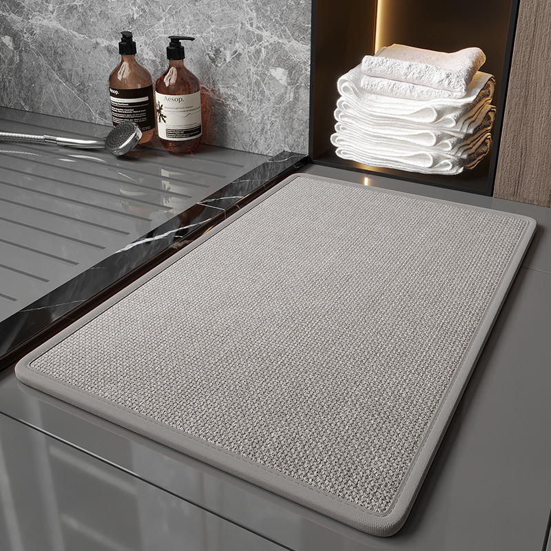 Vloerkleed - Antislip, Wasbaar, Absorberend Vloerkleed met Rubberen Achterkant, Voor Keuken, Slaapkamer, Badkamer en Meer