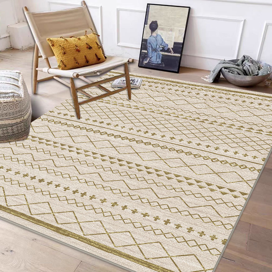 Geometrisch Buitenkleed - Duurzaam PP-materiaal, Voor Alle Seizoenen, Makkelijk Opvouwbaar