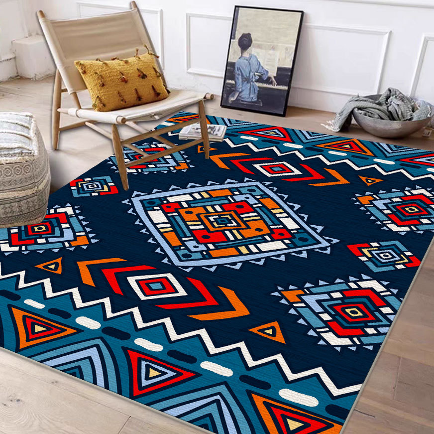 Geometrisch Buitenkleed - Duurzaam PP-materiaal, Voor Alle Seizoenen, Makkelijk Opvouwbaar