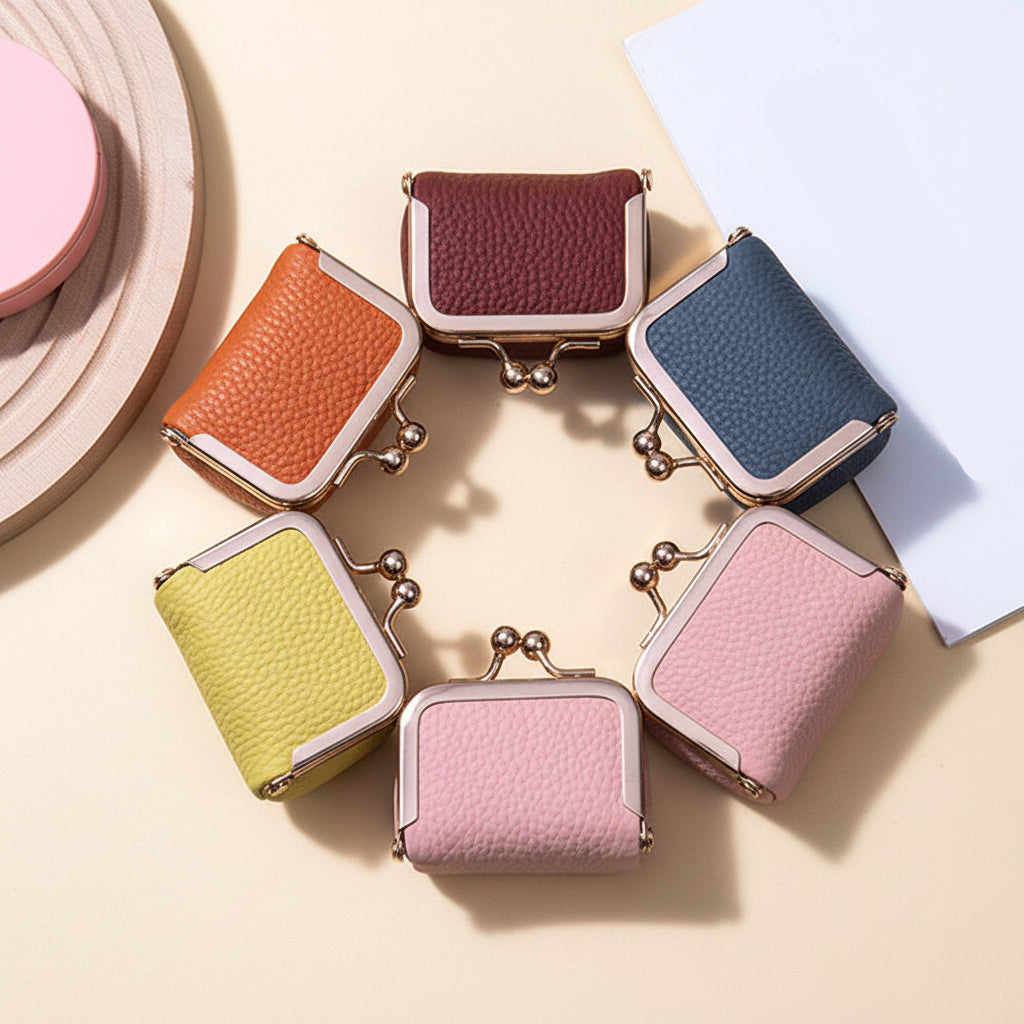 Jewelry Box Leather Mini Storage Box Travel Compact