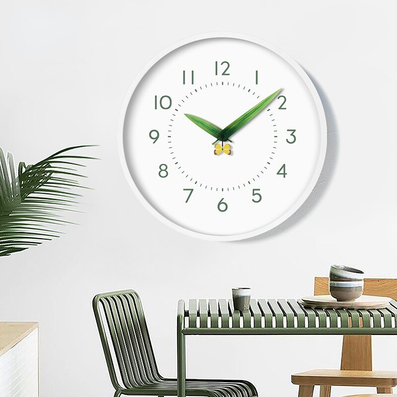 Timeless Perch Clock - Unique Bird Wall Clock in Ladybug and Butterfly Design