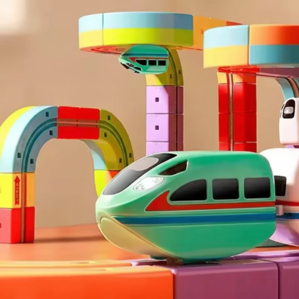 Magisch Bouwset Treinbaan Creatieve Speelset Magnetisch Voertuig