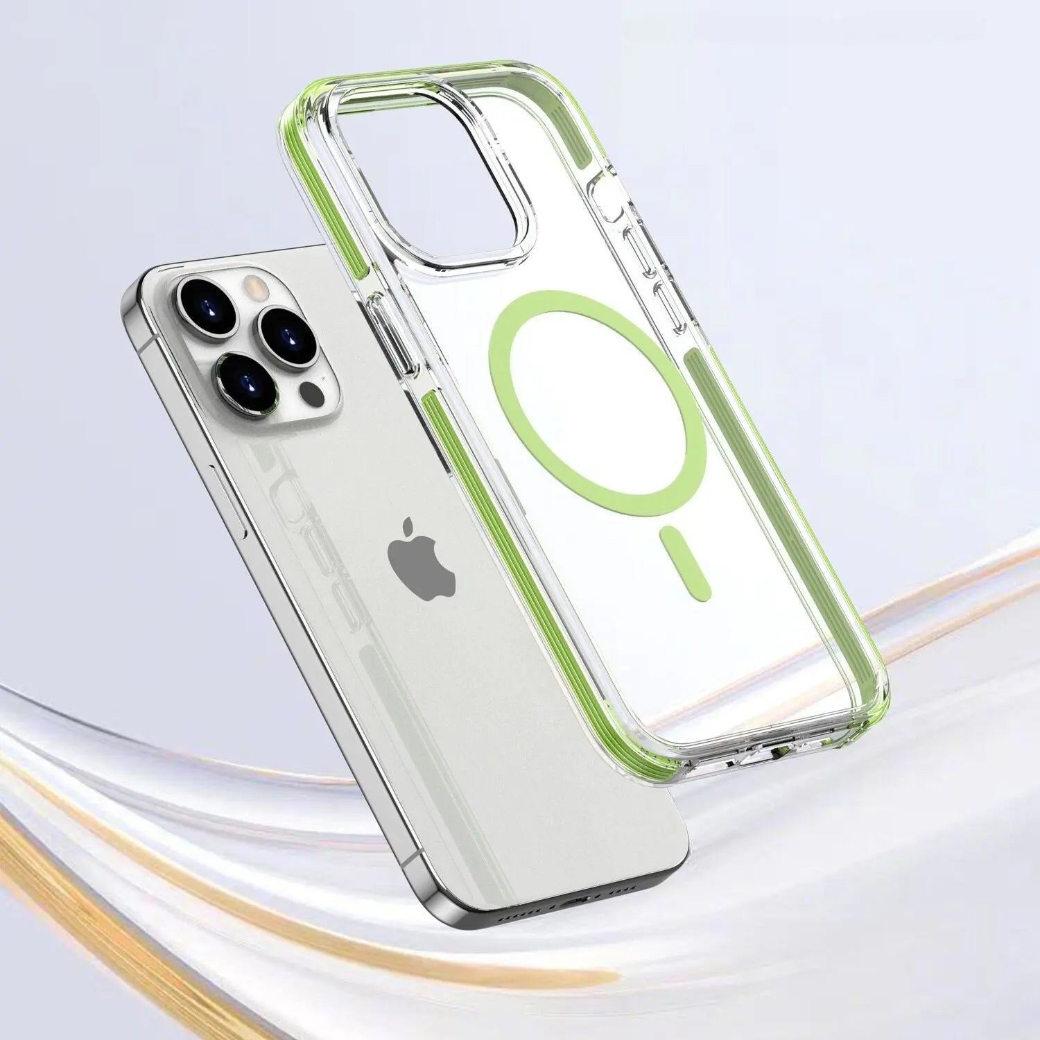 Custodia magnetica cristallina per iPhone 15 Pro Max