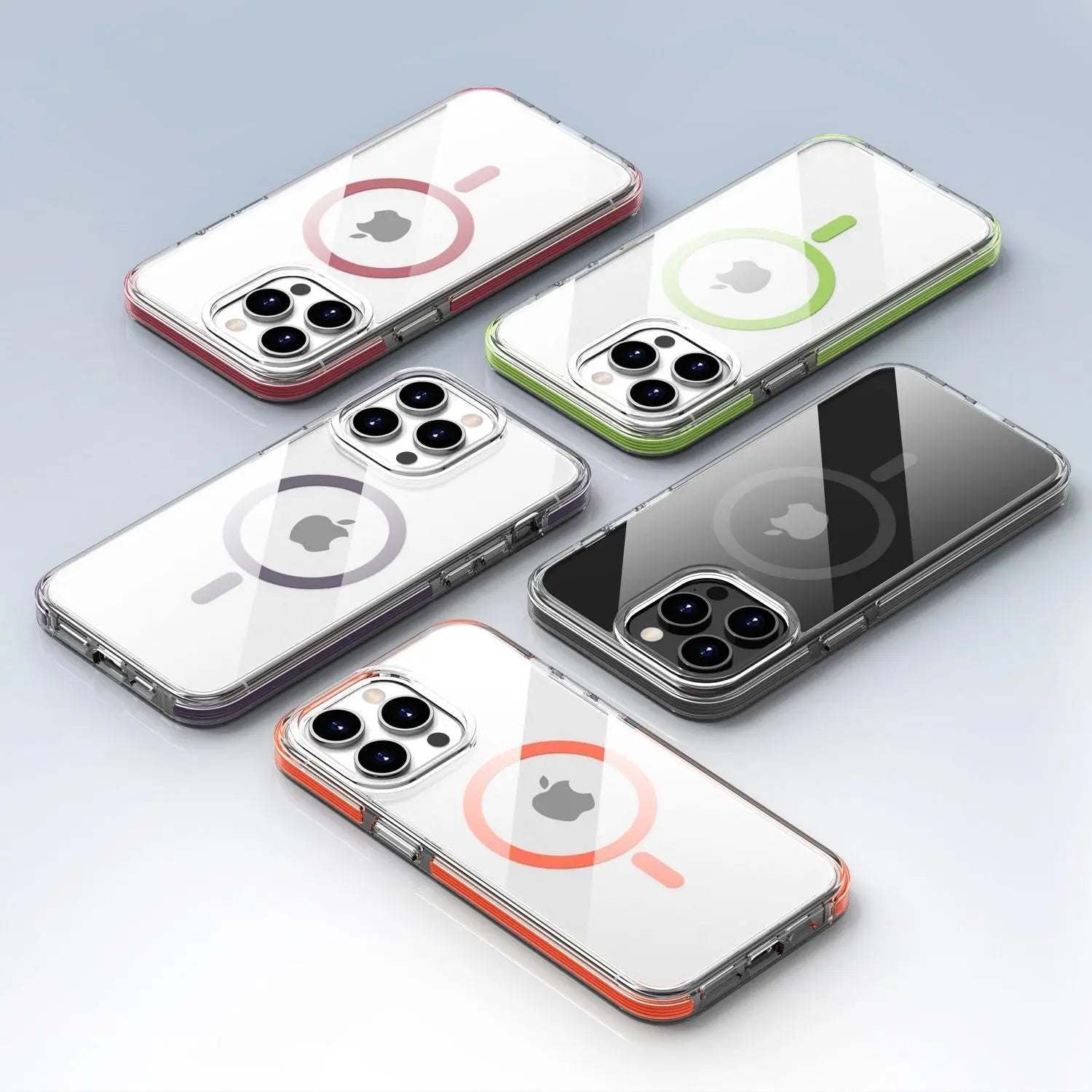 Custodia magnetica cristallina per iPhone 15 Pro Max