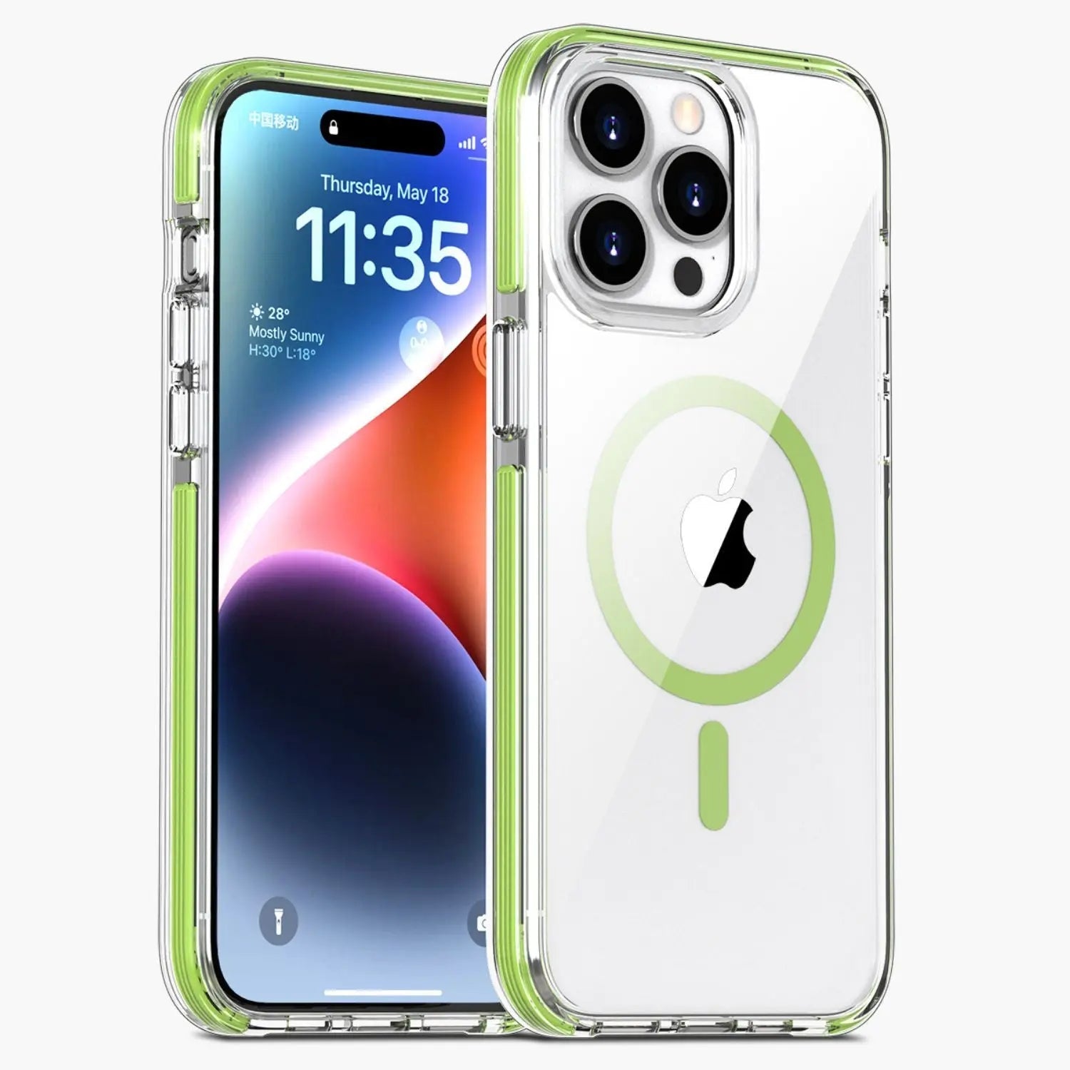 Custodia magnetica cristallina per iPhone 15 Pro Max