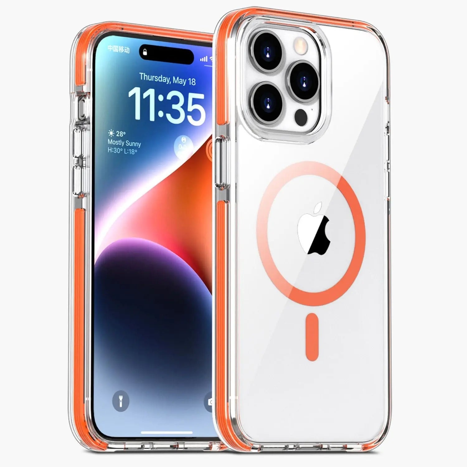 Crystal Clear Magnetic Case for iPhone 15 Pro Max
