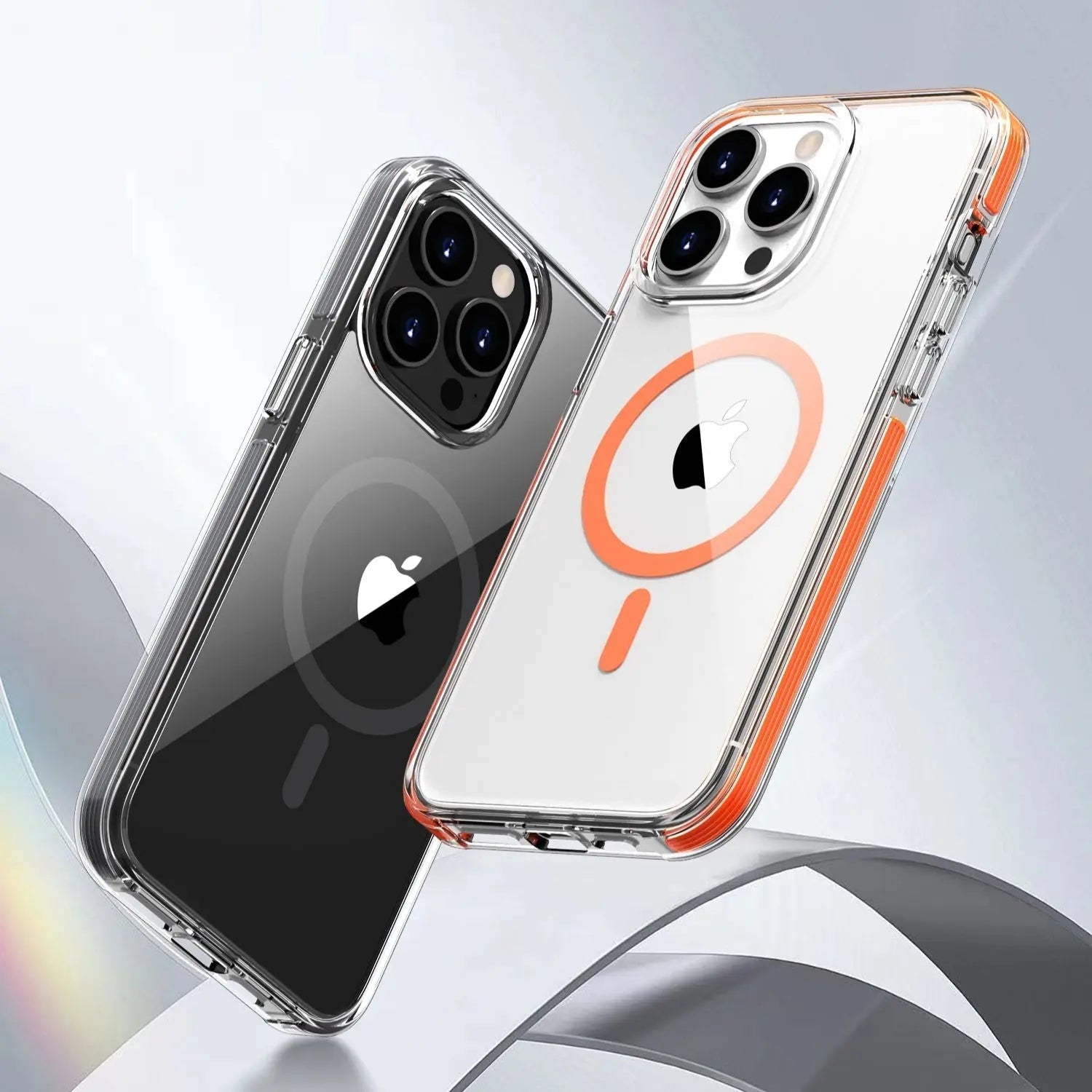Crystal Clear Magnetic Case for iPhone 15 Pro Max