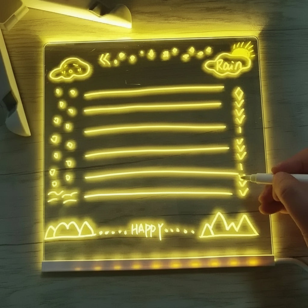 Tekentafel LED Kinder Tekenbord Licht Creatief Spelen