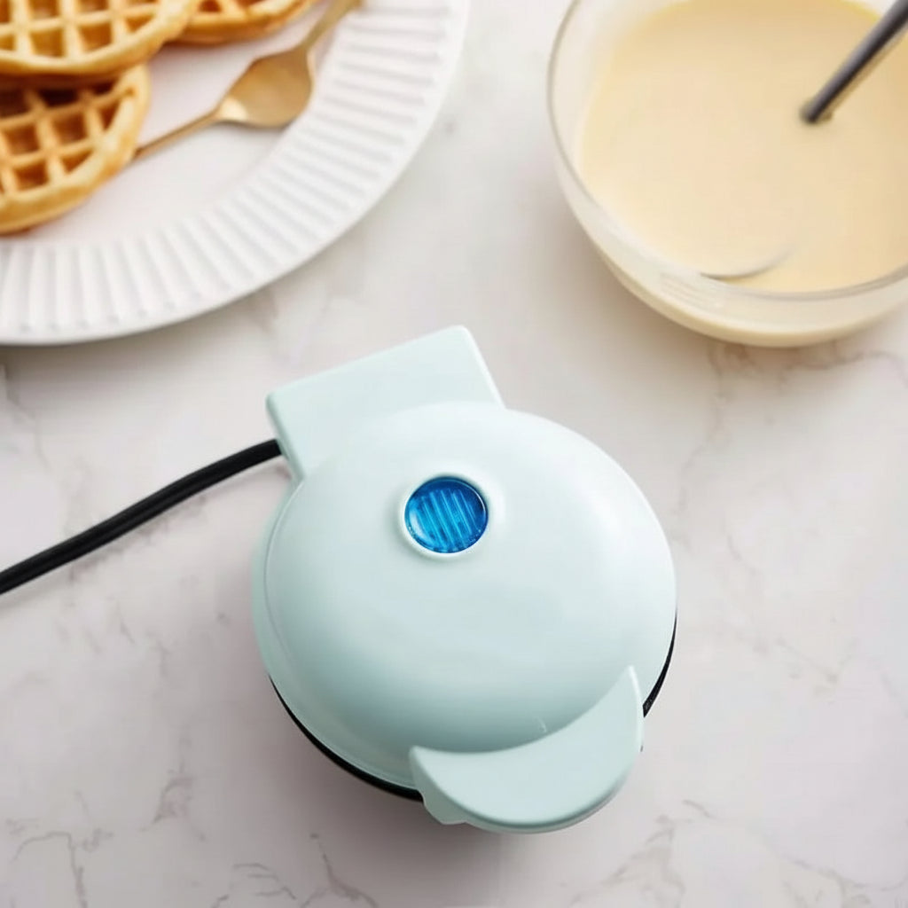 Mini Piastra Elettrica Waffle Panini 350W