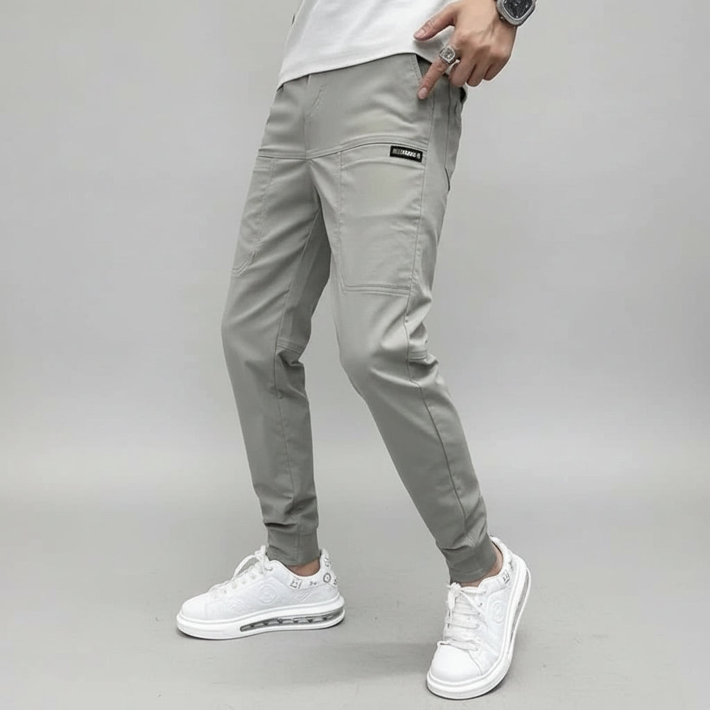 Casual Herenbroeken Meerdere Zakken Stijl Comfort