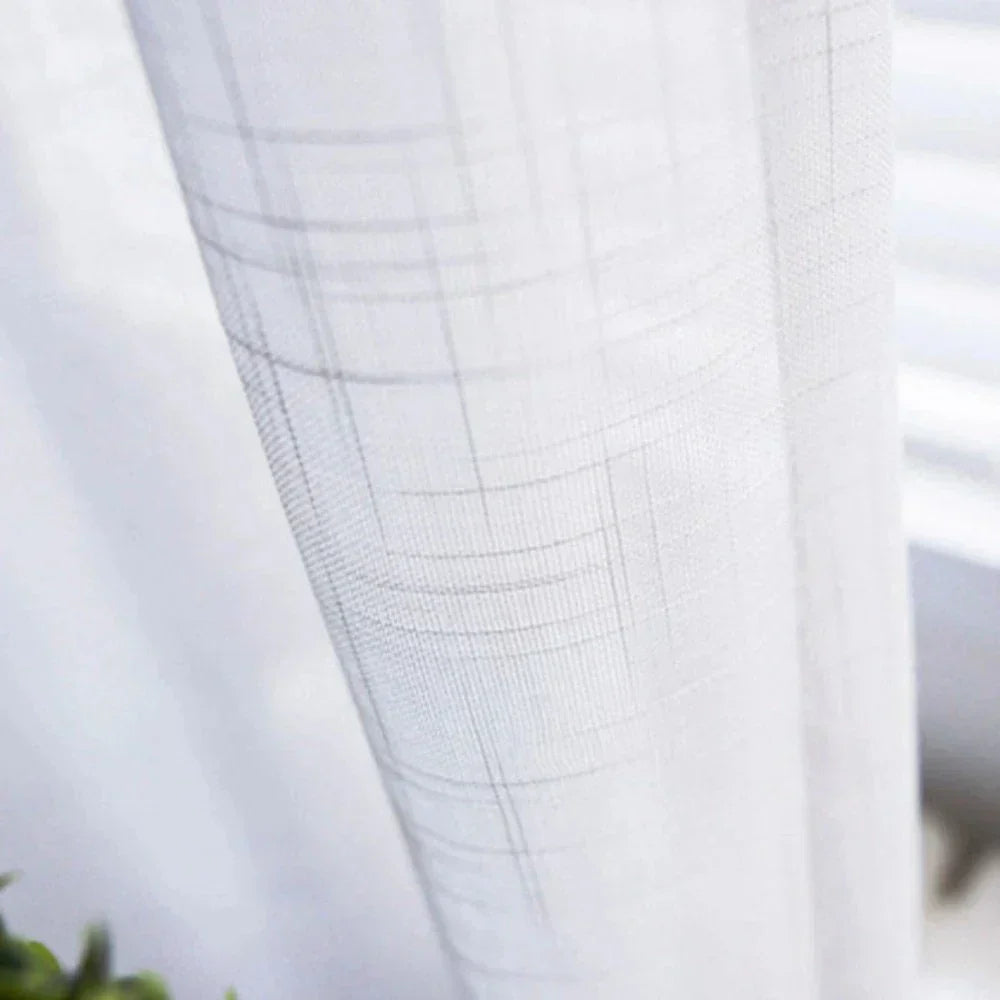 Nova Linen Transparent Curtains Tulle