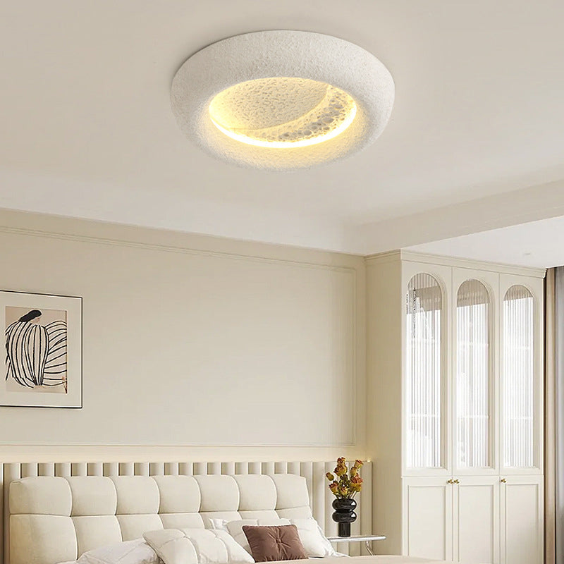 LumiLuxe – Elegante Ronde Harz Wandlamp