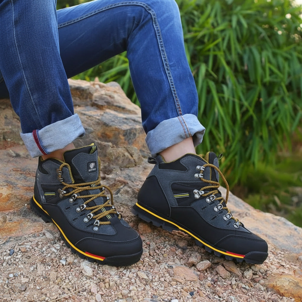 Robust Men's Hiking Shoes Non Slip Sole All Terrain