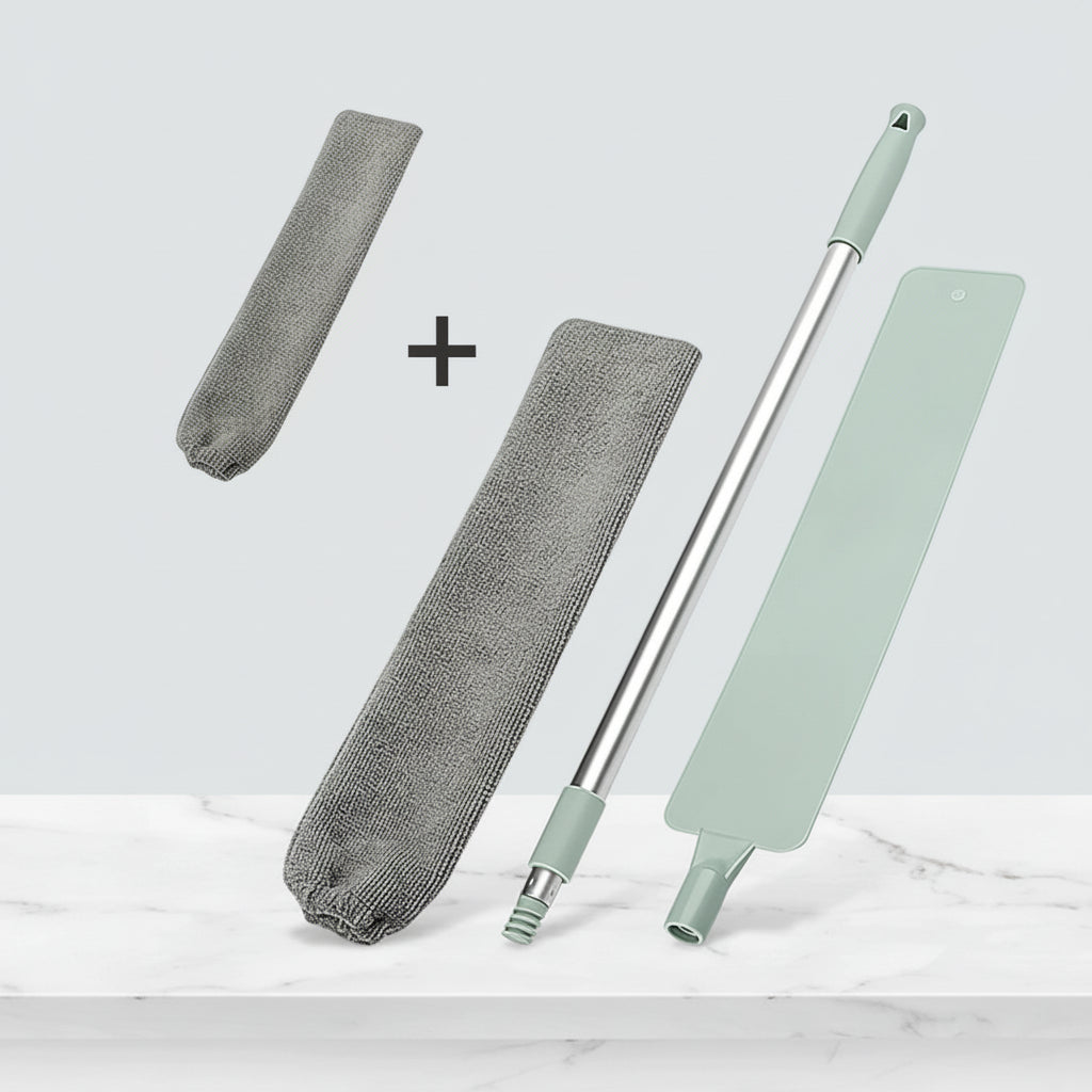 Multifunction Retractable Microfiber Dust Brush Gap Mop - Image 12