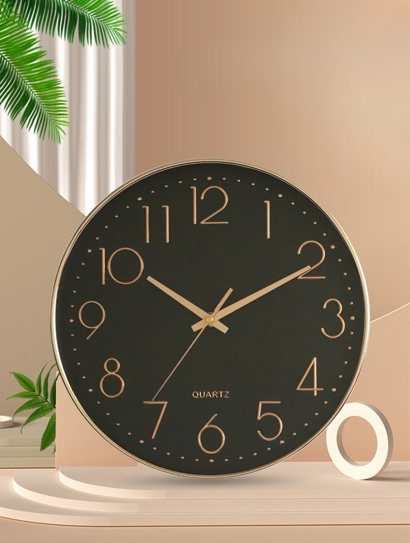 Digital Rose Gold Wall Clock