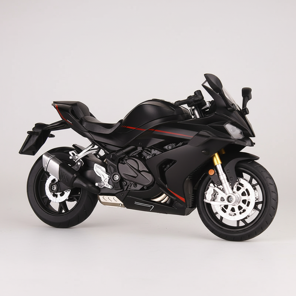 Motor Schaalmodel 1:12 Metalen Replica Licht Geluid